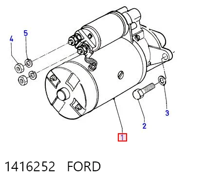 1416252 Ford Стартер двигуна