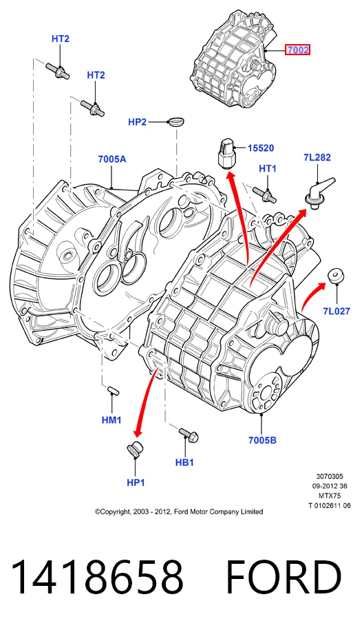  Коробка передач Ford Connect 