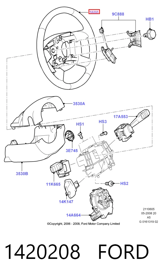  Кермо Ford Focus 2