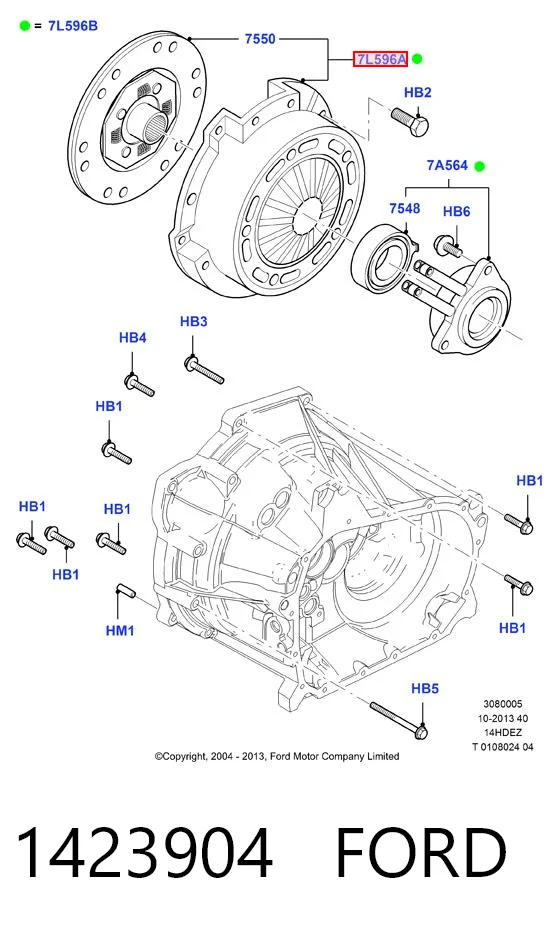 Зчеплення C40316490 Mazda