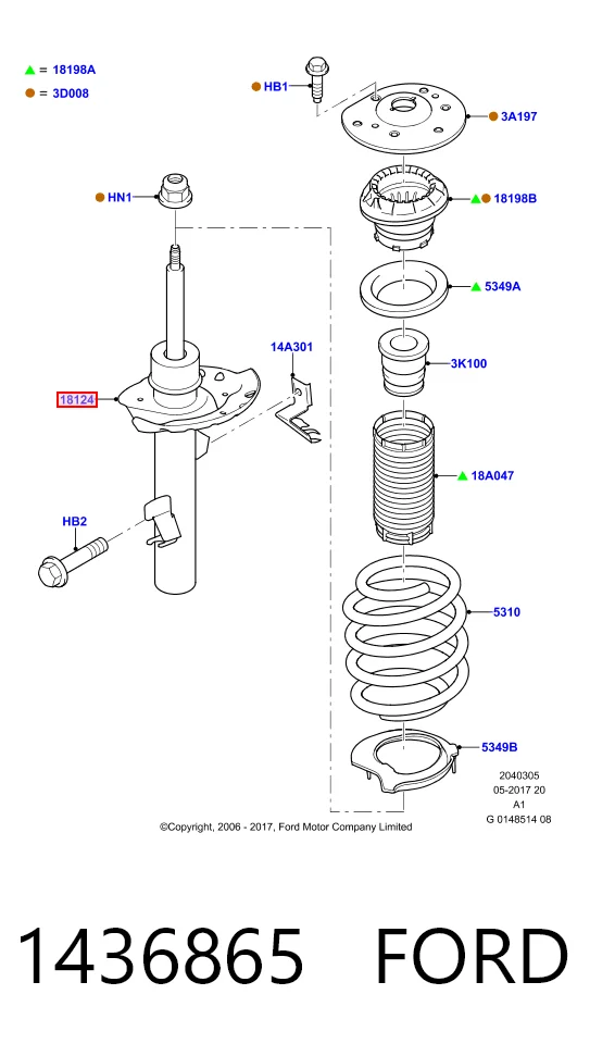 Амортизатор передній, правий Polcar 35143604 ціна, від 61.84 USD