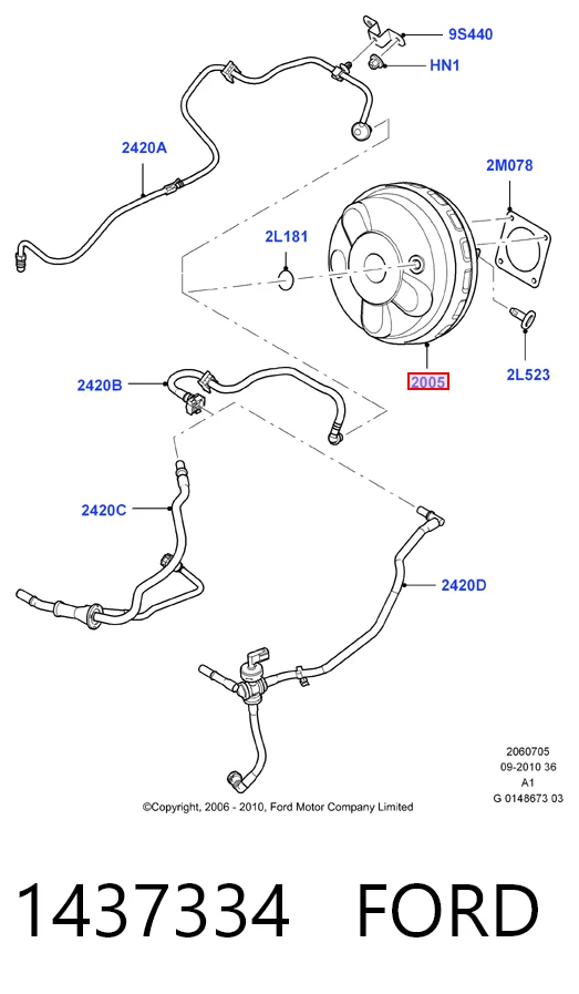 Купити Підсилювач гальм Ford Mondeo IV CA2