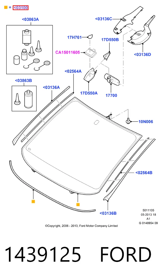 Купити Лобове скло Ford Galaxy II CA1 WA6