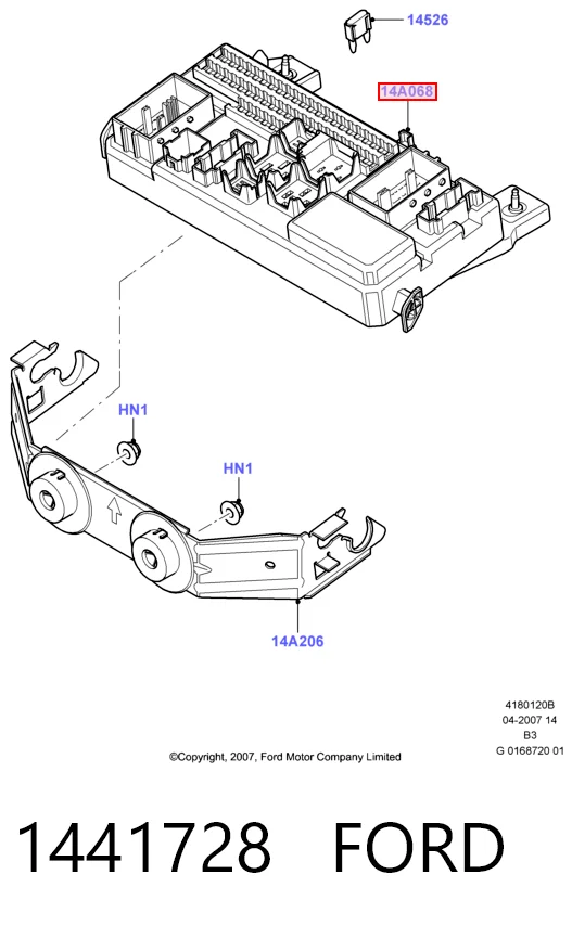  Блок запобіжників Ford Focus 2