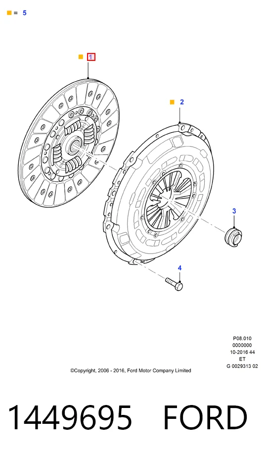 Комплект зчеплення  Polcar 600019200