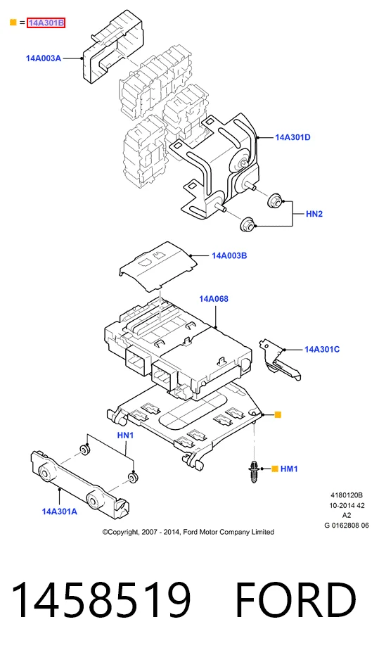 6G9T14A301EF Ford 