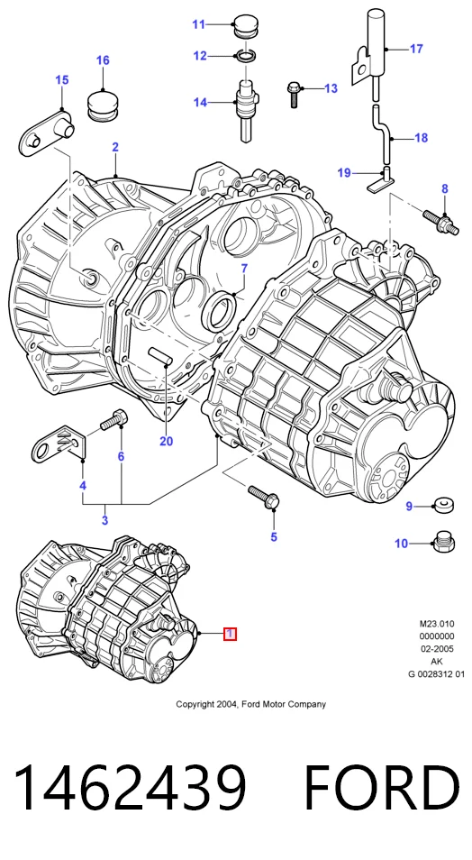 МКП в зборі Ford Mondeo III універсал (BWY) (2000 - 2007) ціна, від 103.10 USD