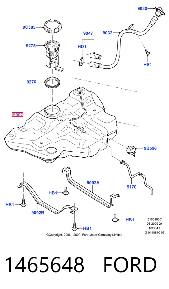 Купити Паливний бак Ford Mondeo IV CA2