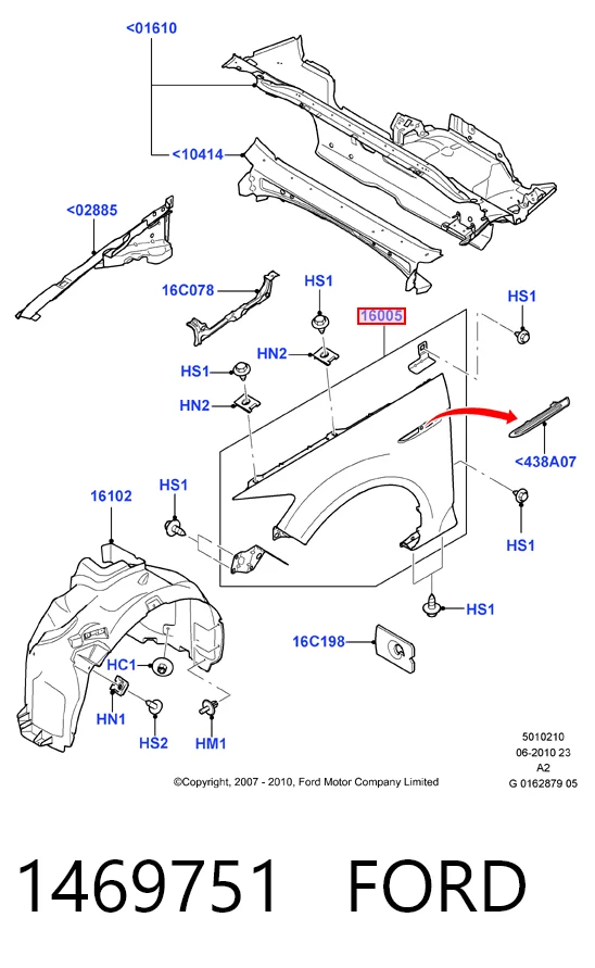  Крила Ford Mondeo 4