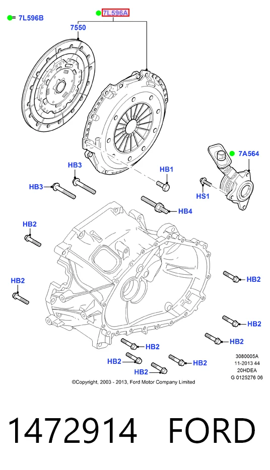 Купити Зчеплення Volvo S80 II AS, AR