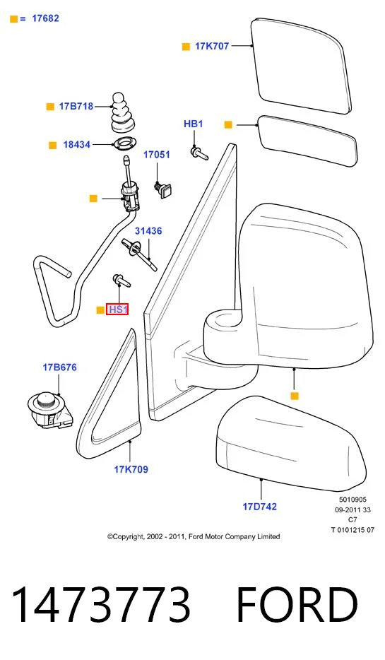 1473773 Ford Фільтр масла