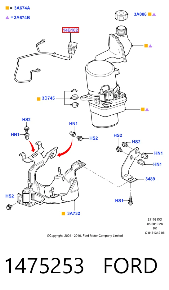 Насос ГУР FO9307OU AGR