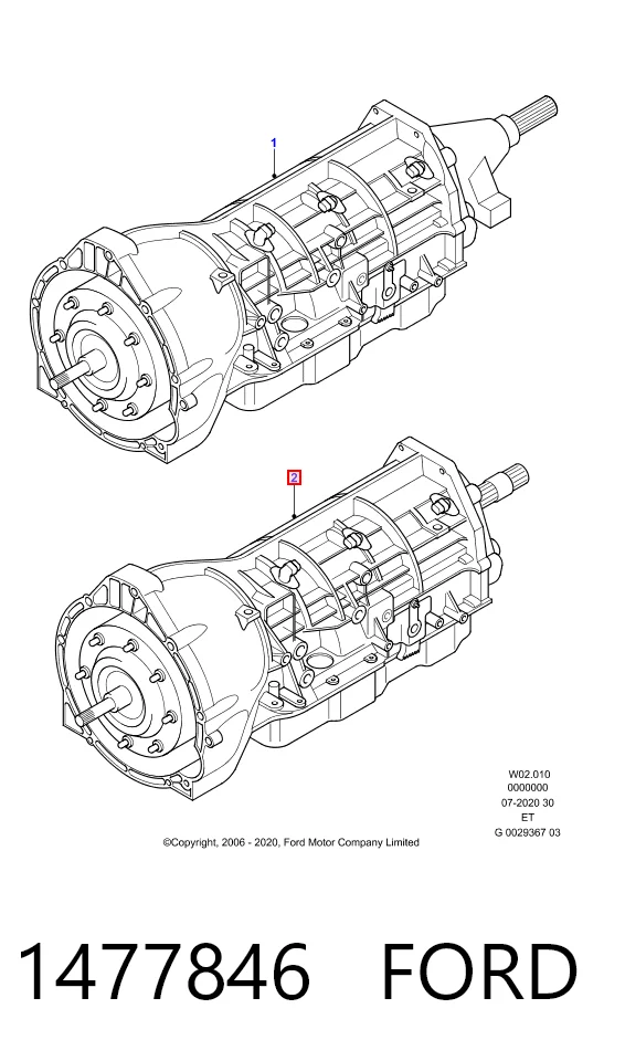 1477846 Ford Автоматична коробка передач