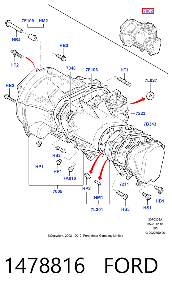 МКПП на Ford Ka  RBT
