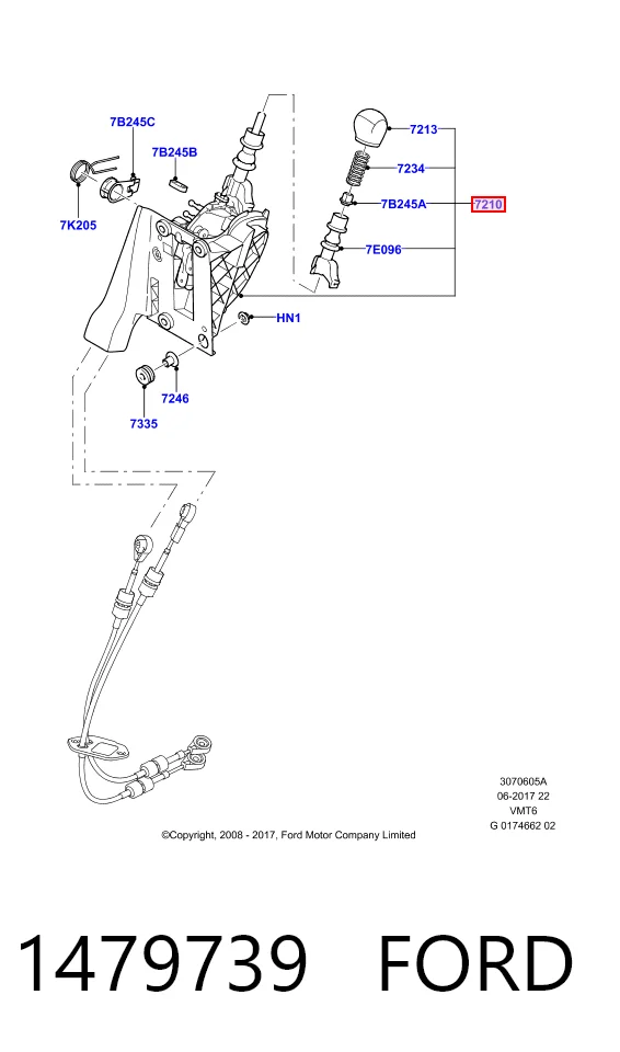 1479739 Ford Куліса КПП