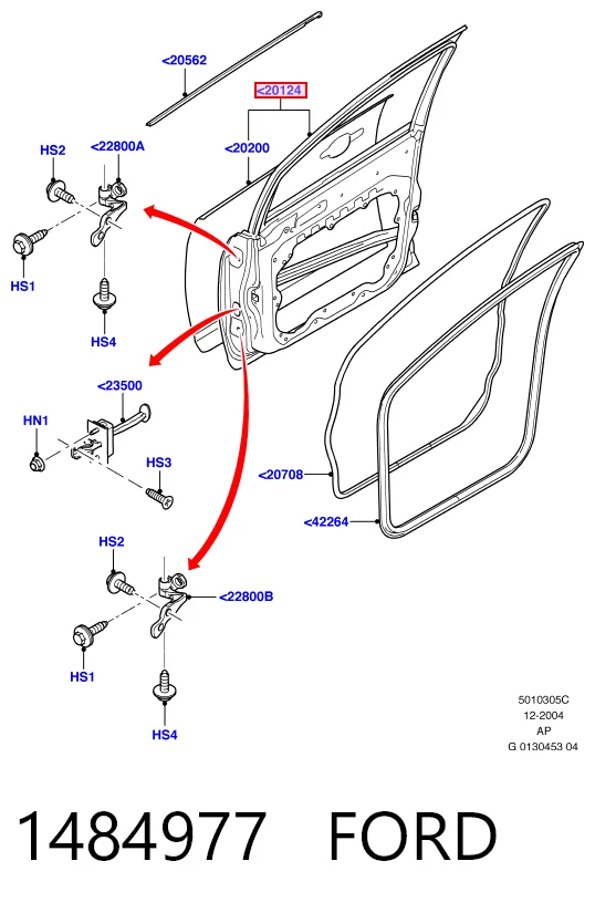 Двері передні, ліві Ford Focus II седан (DB, FCH, DH) (2005 - 2011) ціна, від 78.99 USD