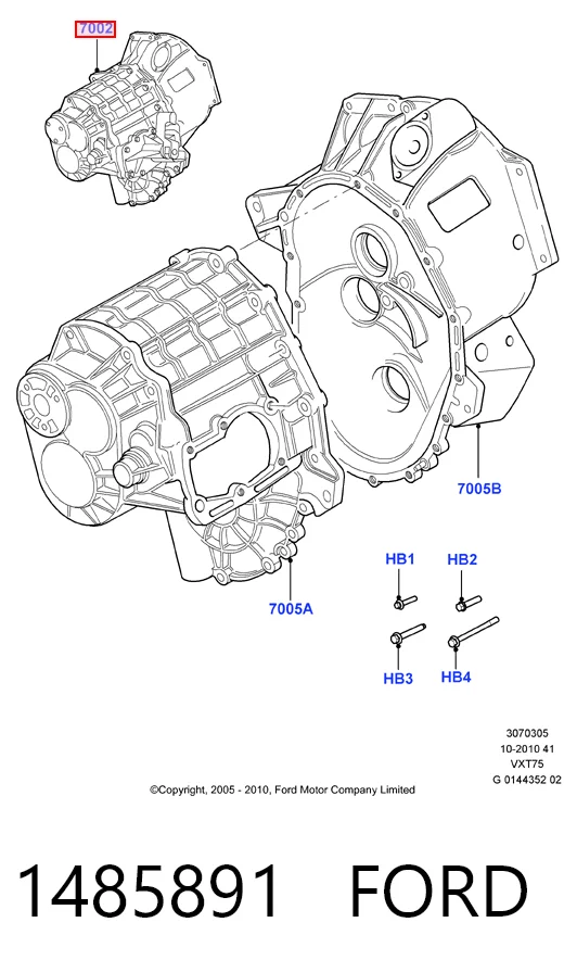  Коробка передач Ford Transit 6