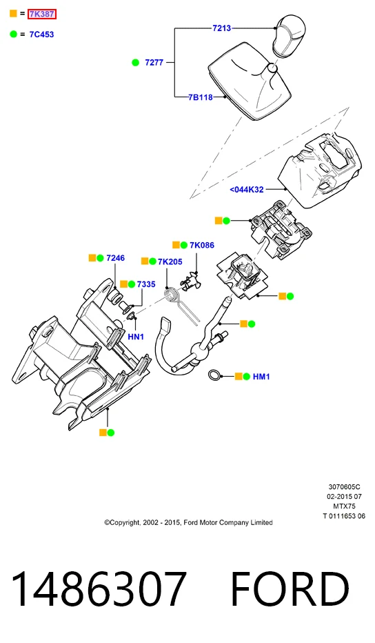 Механізм перемикання передач Ford C-Max мінівен (DM2) (2003 - 2007) ціна, від 8.29 USD