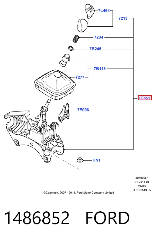 Купити Куліса перемикання передач Ford Mondeo IV CA2