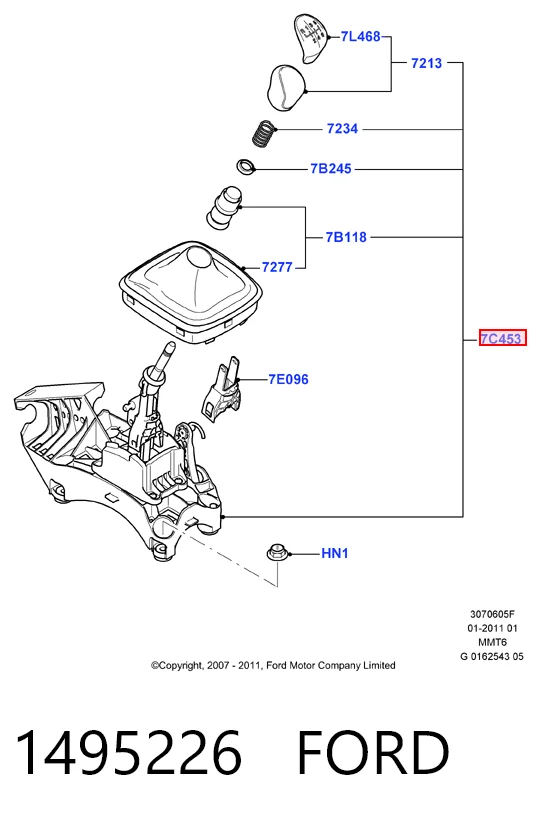  Куліса перемикання передач Ford Mondeo 4