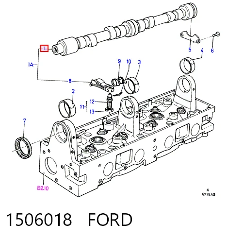 Купити Розподільний вал Ford Transit IV T