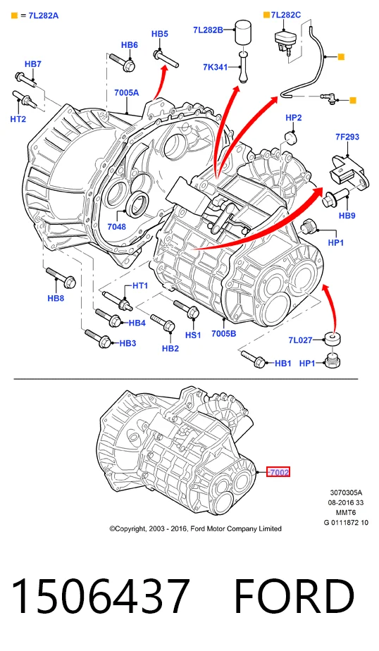 МКПП на Ford S-Max  CA1