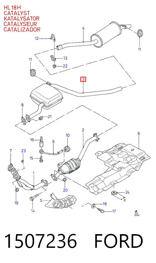 Глушник Polmostrow FP2551G23 ціна, від 47.63 USD