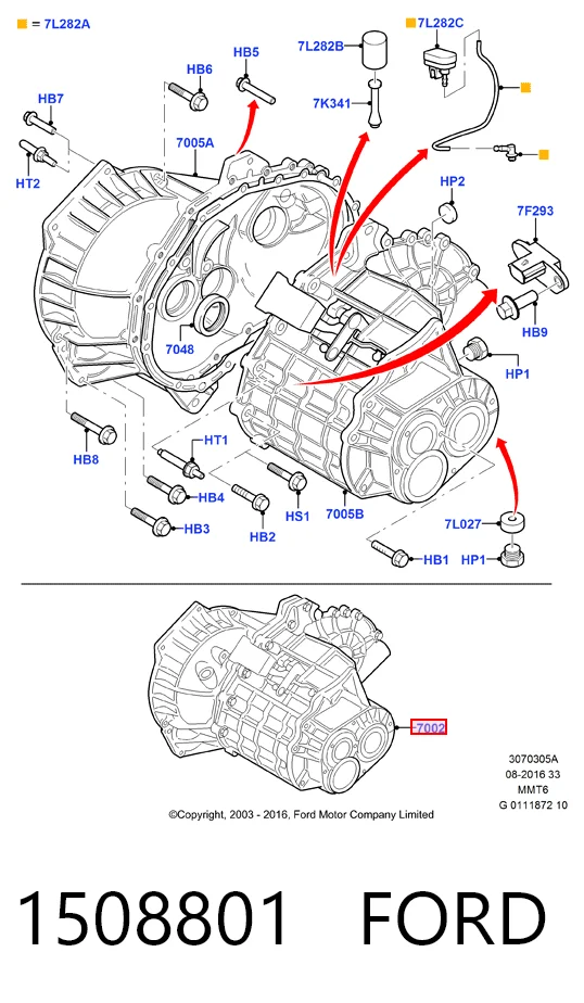 МКП в зборі Ford Mondeo IV хетчбек (CA2) (2007 - 2014) ціна, від 251.40 USD