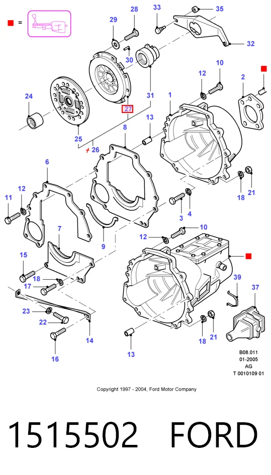 Пелюстковий кошик зчеплення Ford Sierra II седан (GBG, GB4) (1987 - 1993) ціна, від 24.81 USD
