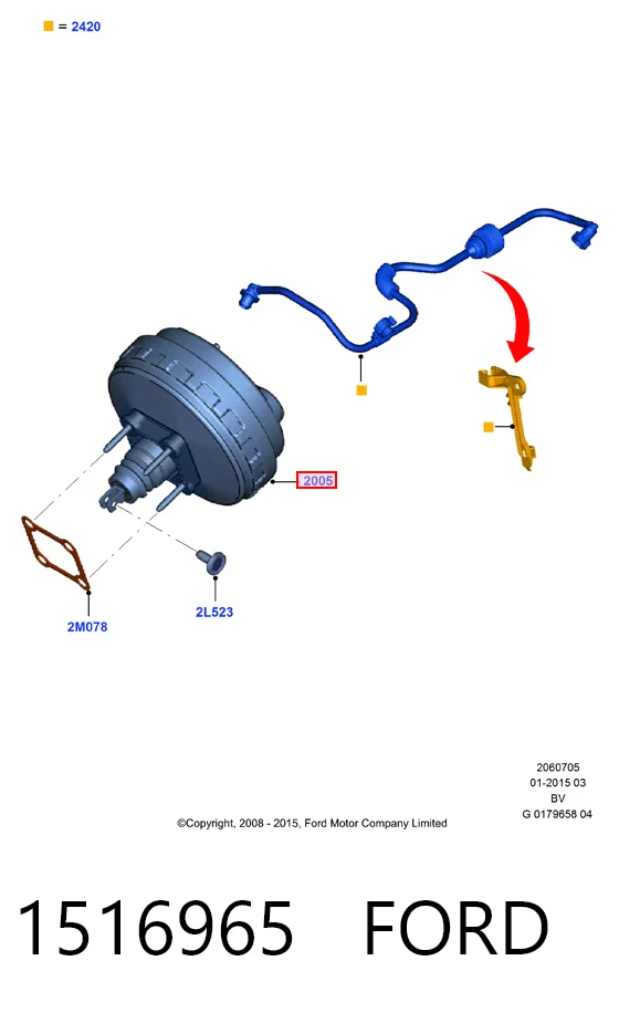 Вакуумника Ford Kuga I позашляховик (CBV) (2008 - 2012) ціна, від 189.06 USD