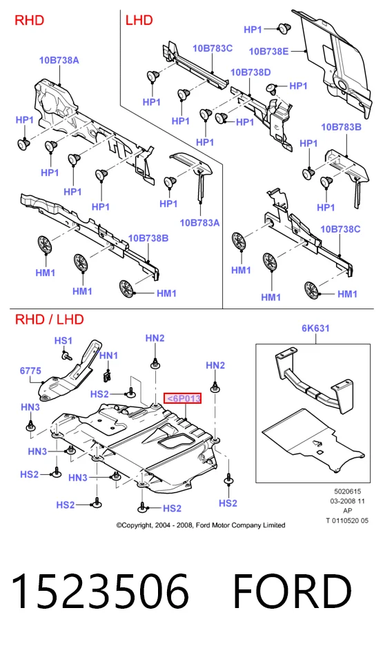  Захист двигуна Ford C-Max 