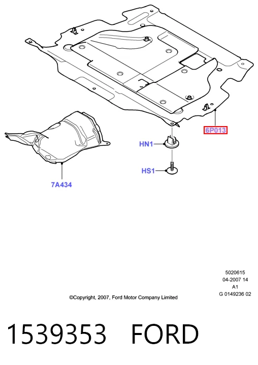  Захист двигуна Ford Mondeo 4