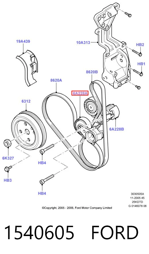 Натягувач приводного ременя Magneti Marelli MPQ1209