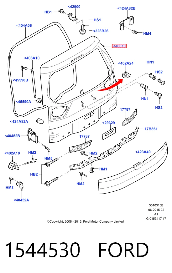 Треті двері на Ford Galaxy II CA1 WA6