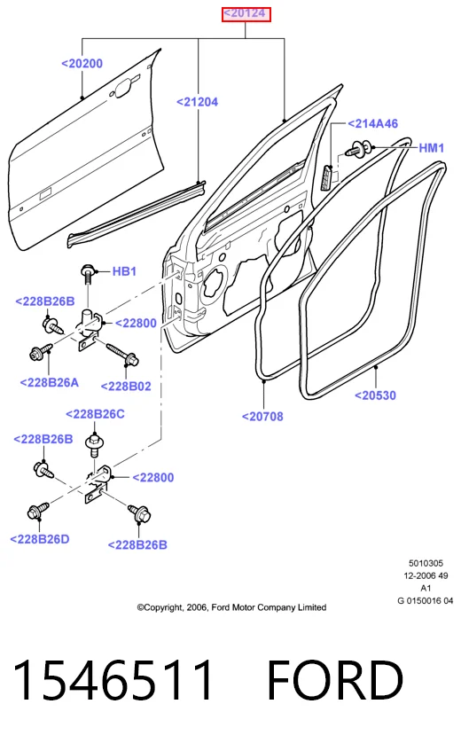 Пасажирські передні двері на Ford S-Max  CA1