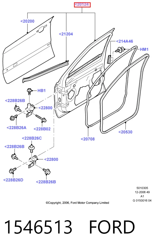 Дверь передня ліва на Ford S-Max  CA1