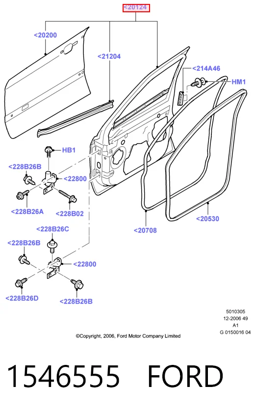 Дверь передня ліва на Ford Galaxy II CA1 WA6