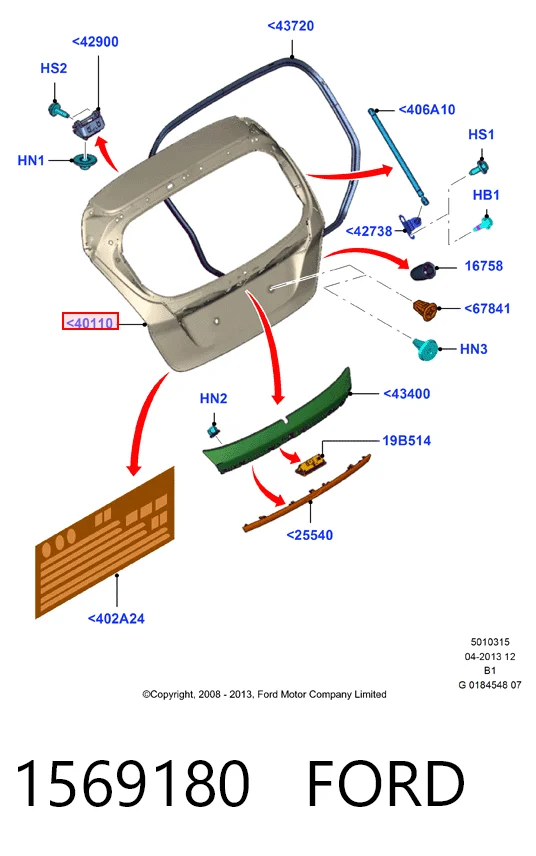 Треті двері на Ford Fiesta Mk6 CB1