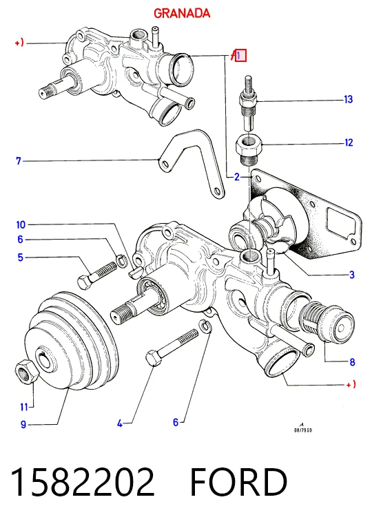 120286 Peugeot/Citroen Насос охолодження