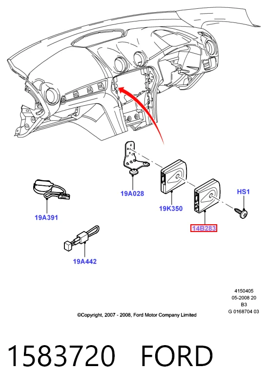  8M5T19C112BL Ford