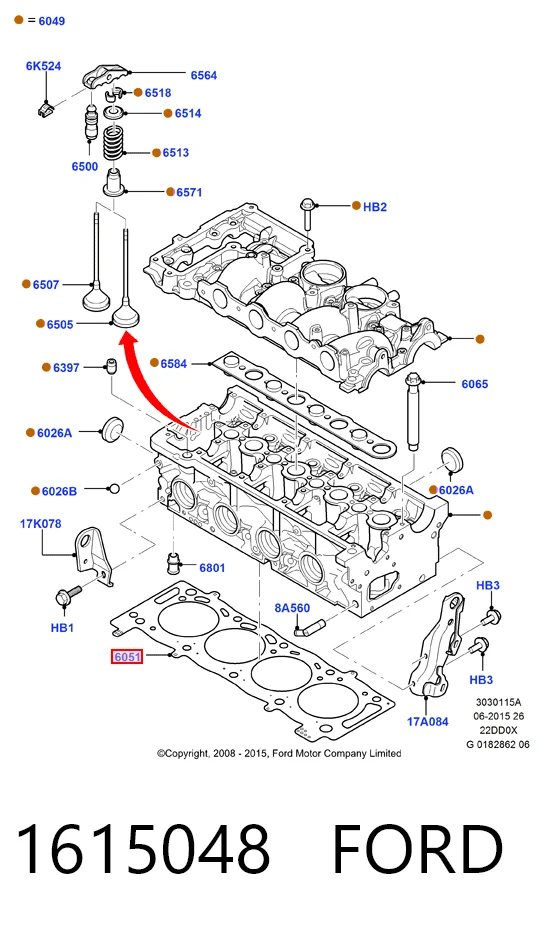 Прокладка ГБЦ LR017303G Britpart