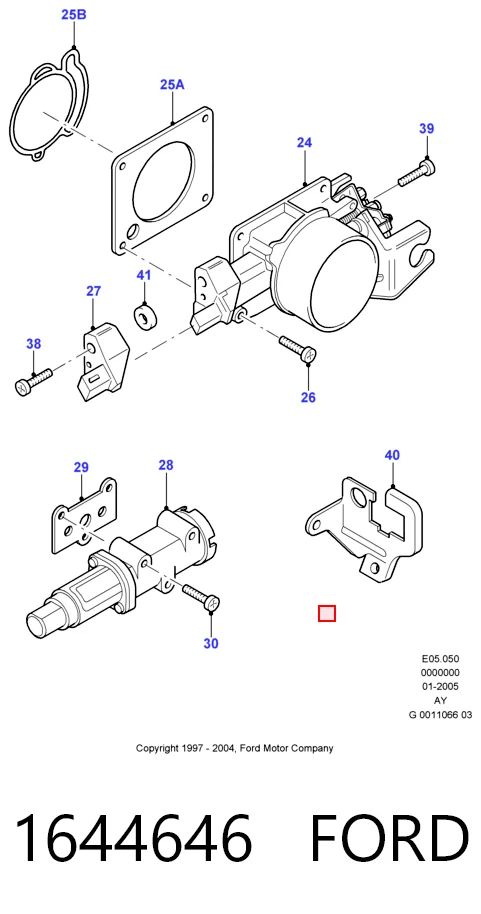  Датчик температури впускного повітря Ford Escort 4