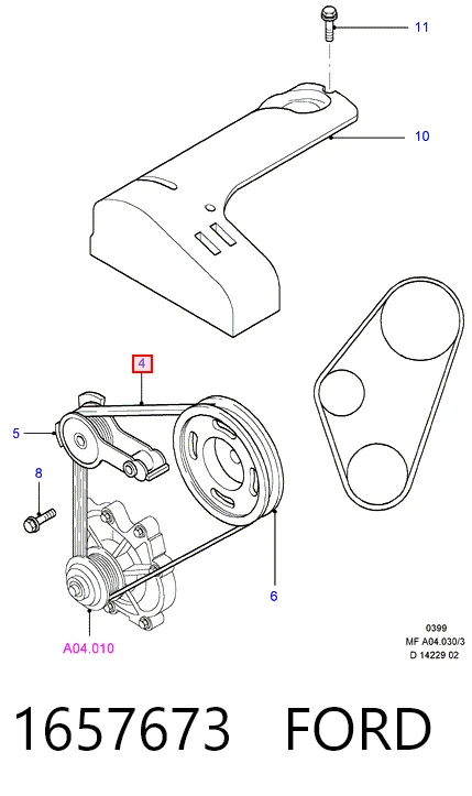 Клиновий ремінь Ford Escort V хетчбек (GAL) (1990 - 1992) ціна, від 4.06 USD