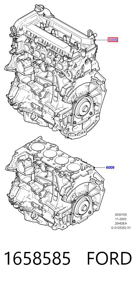 1658585 Ford Мотор в зборі