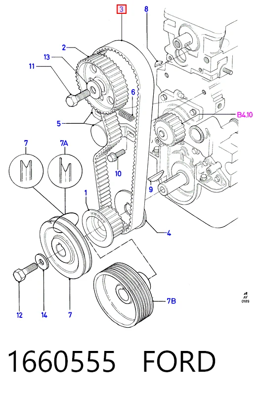 Ремінь ГРМ CT688 Continental/Siemens