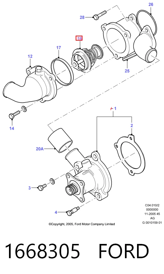 Термостат в зборі Magneti Marelli TE0039