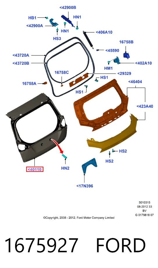 П'яті двері Ford Kuga I позашляховик (CBV) (2008 - 2012) ціна, від 139.37 USD