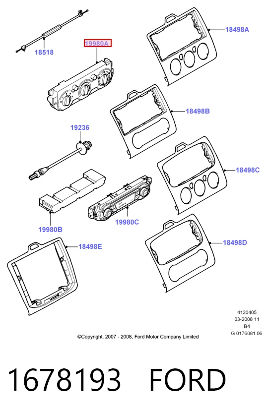 Регулятор вентилятора обігрівача Ford Focus II кабріолет (CA5) (2006 - 2010) ціна, від 8.83 USD