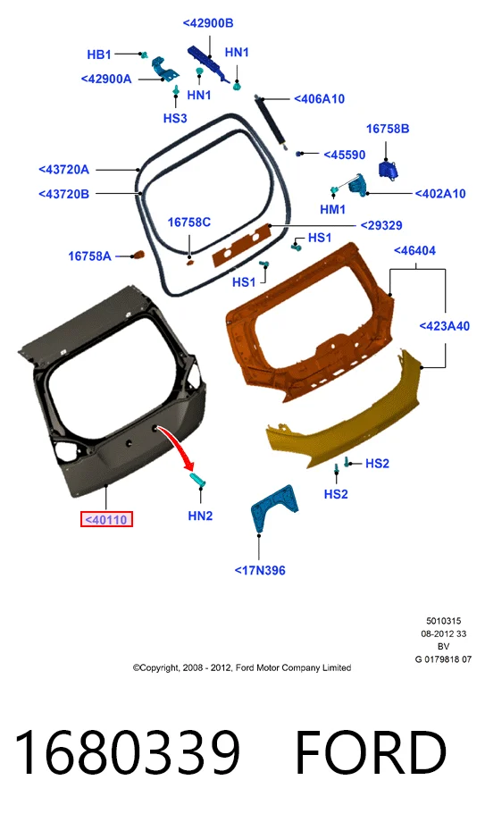 Купити Ляда Ford Kuga I CBV