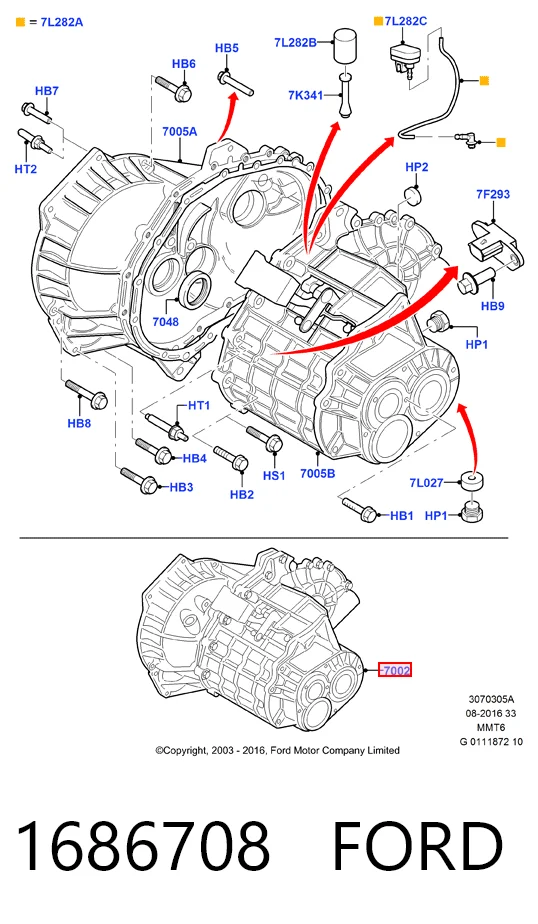 Купити Коробка передач Ford Kuga I CBV